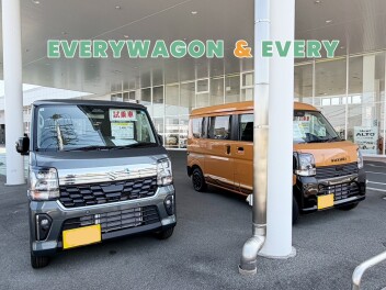 エブリイワゴン＆エブリイ試乗車展示中☆